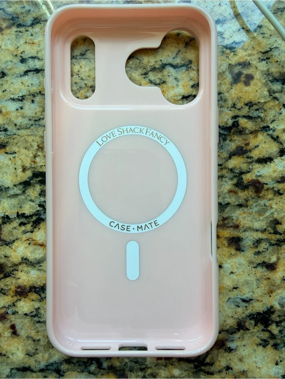 LoveShackFancy Pink and Green Floral Phone Case